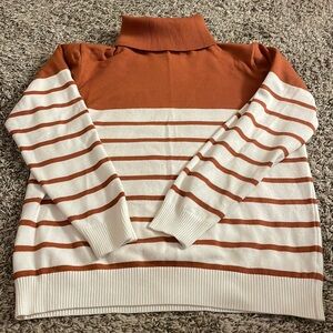 Preppy, J Crew like turtleneck sweater.  Great condition. Large.